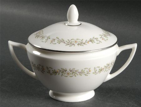Spring Sugar Bowl & Lid