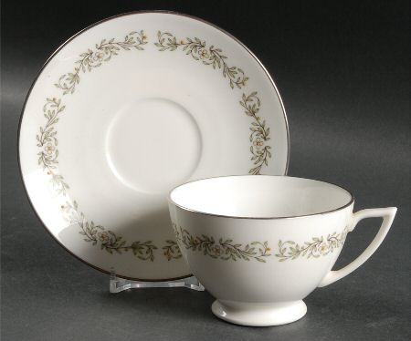 Spring Footed Cup & Saucer Set