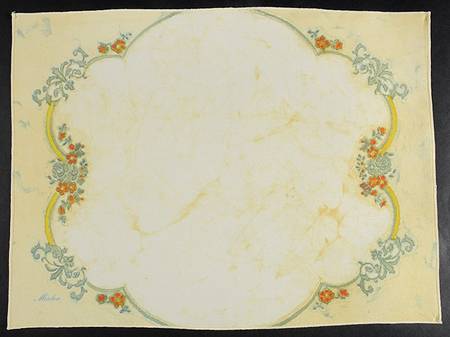 Stanwood (Gold Trim) Cloth Placemat