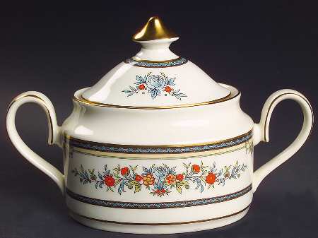 Stanwood (Gold Trim) Sugar Bowl & Lid