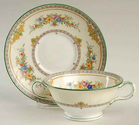 Stanwood Footed Bouillon Cup & Saucer