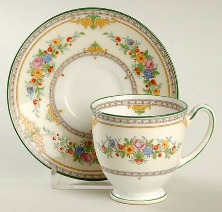 Stanwood Footed Demitasse Cup & Saucer Set