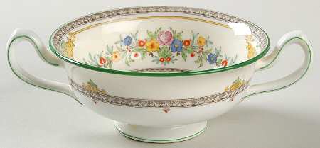 Stanwood Footed Cream Soup Bowl