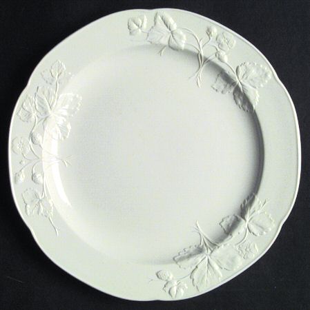 Strawberry Embossed Luncheon Plate