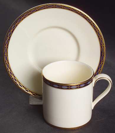 St. James Flat Demitasse Cup & Saucer Set