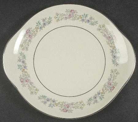 Summer Song Handled Cake Plate