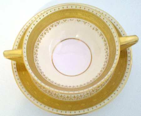 Sussex Footed Bouillon Cup & Saucer