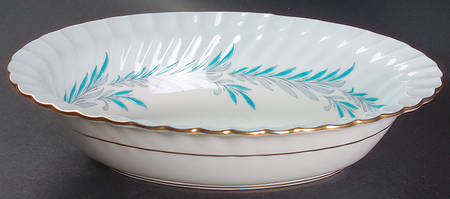Symphony Blue 10" Oval Vegetable Bowl
