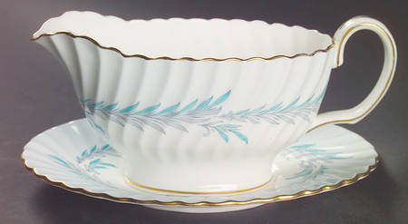 Symphony Blue Gravy Boat & Underplate