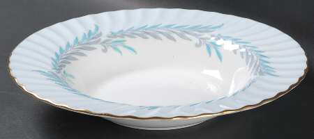 Symphony Blue Large Rim Soup Bowl