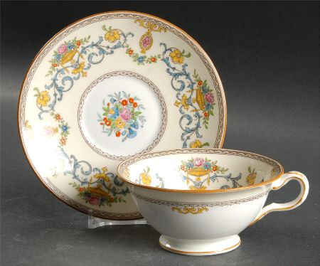 Talbot Footed Cup & Saucer Set