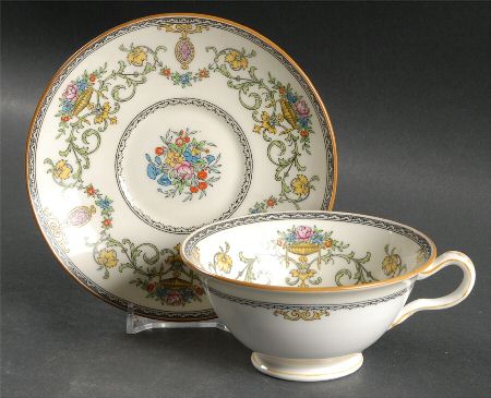 Talbot Footed Cup & Saucer Set