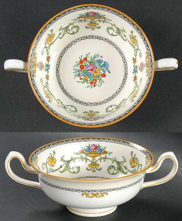 Talbot Footed Cream Soup Bowl