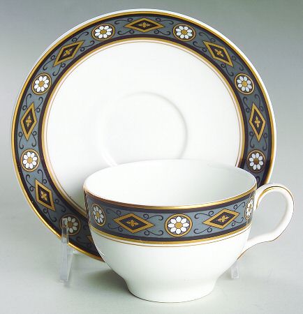 Tangiers Flat Cup & Saucer Set