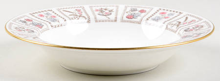Tapestry (Gold Trim) Rim Soup Bowl
