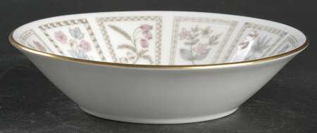 Tapestry (Gold Trim) Fruit/Dessert (Sauce) Bowl by Minton
