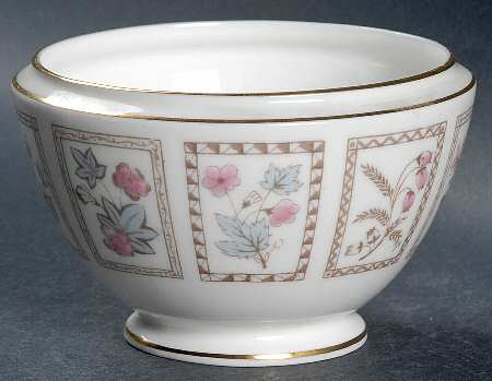 Tapestry (Gold Trim) Mini Open Sugar Bowl