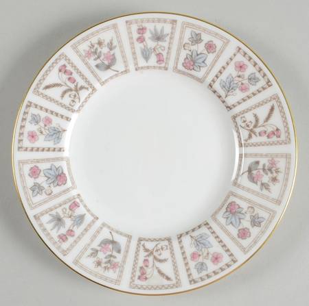 Tapestry (Gold Trim) Dessert/Pie Plate