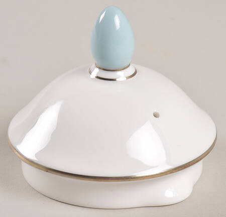 Turquoise Cameo Lid for Coffee Pot