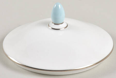 Turquoise Cameo Lid for Sugar Bowl