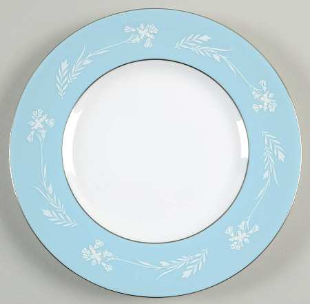 Turquoise Cameo Salad Plate by Minton