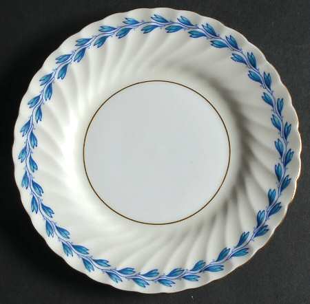 Turquoise Wreath Bread & Butter Plate
