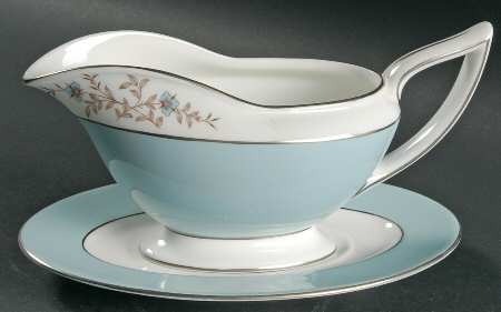 Twilight Turquoise Gravy Boat & Underplate