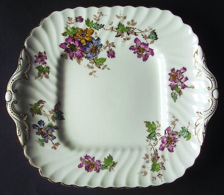 Vermont Square Handled Cake Plate