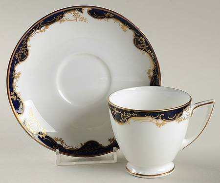 Versailles Footed Demitasse Cup & Saucer Set