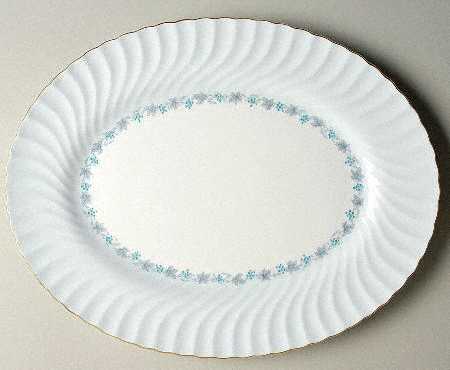 Vineyard Blue 15" Oval Serving Platter