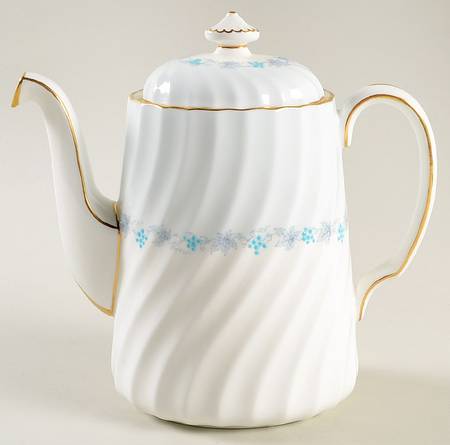 Vineyard Blue Mini Coffee Pot & Lid