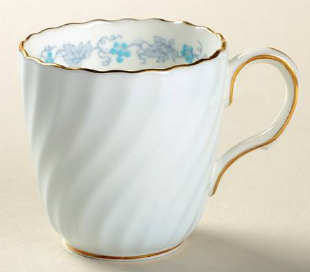 Vineyard Blue Flat Demitasse Cup