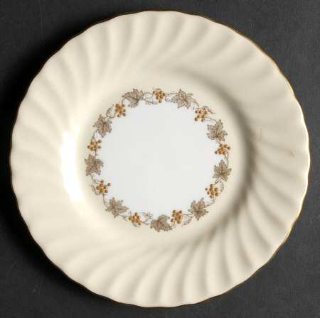 Vineyard Buff Bread & Butter Plate