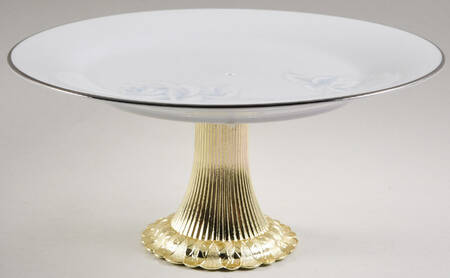 Virginia Cake Stand with 4"-5" Metal Pedestal  Hc