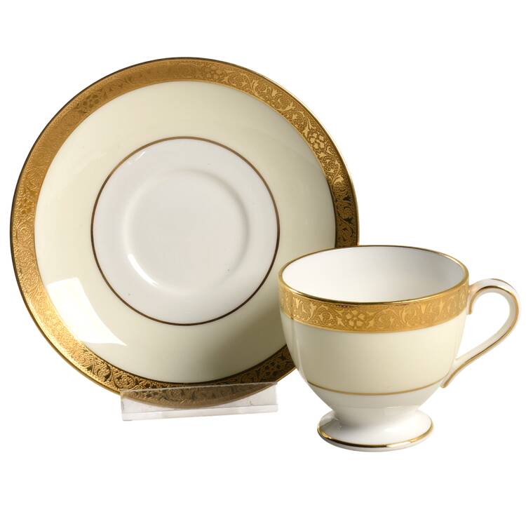 Westminster Footed Demitasse Cup & Saucer Set