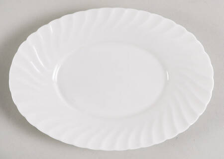 White Fife Underplate for Sauce Boat