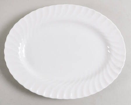 White Fife 10" Oval Serving Platter