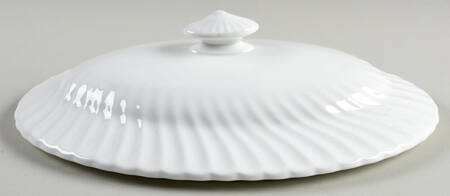 White Fife Lid for Oval Vegetable