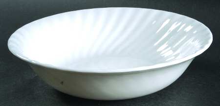 White Fife 10" Large Salad Serving Bowl
