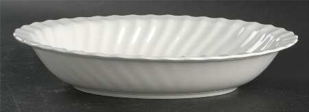 White Fife 10" Oval Vegetable Bowl