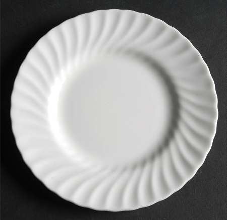 White Fife Dessert/Pie Plate