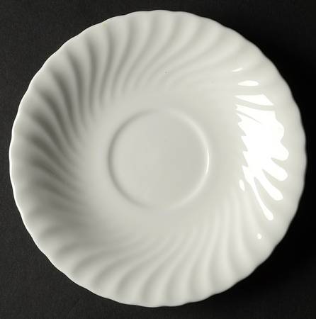 White Fife Saucer for Cream Soup Bowl