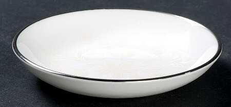 White Paisley Small Ashtray