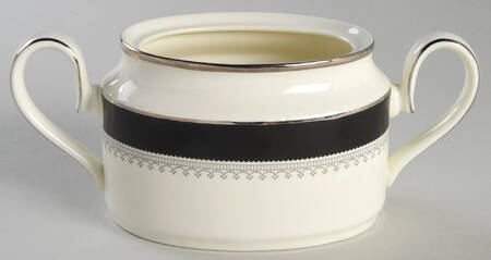 Wilmington (Black Band) Sugar Bowl No Lid