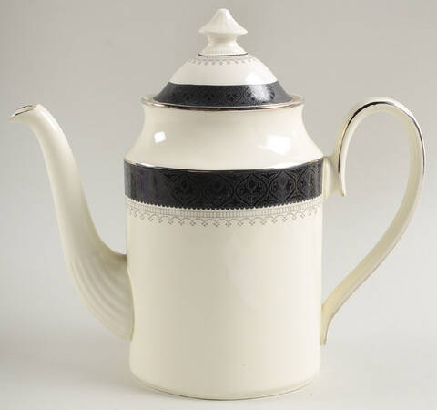Wilmington (Black Band) Coffee Pot & Lid