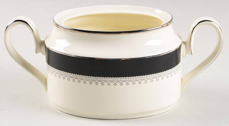 Wilmington (Black Band) Sugar Bowl No Lid