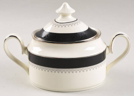 Wilmington (Black Band) Sugar Bowl & Lid