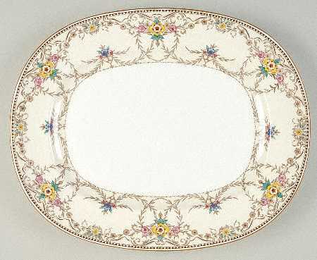 Wilmington Orange 15" Oval Serving Platter