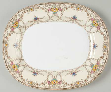 Wilmington Orange 11" Oval Serving Platter