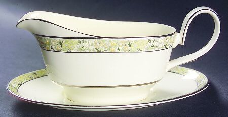 Wimbledon Gravy Boat & Underplate by Minton